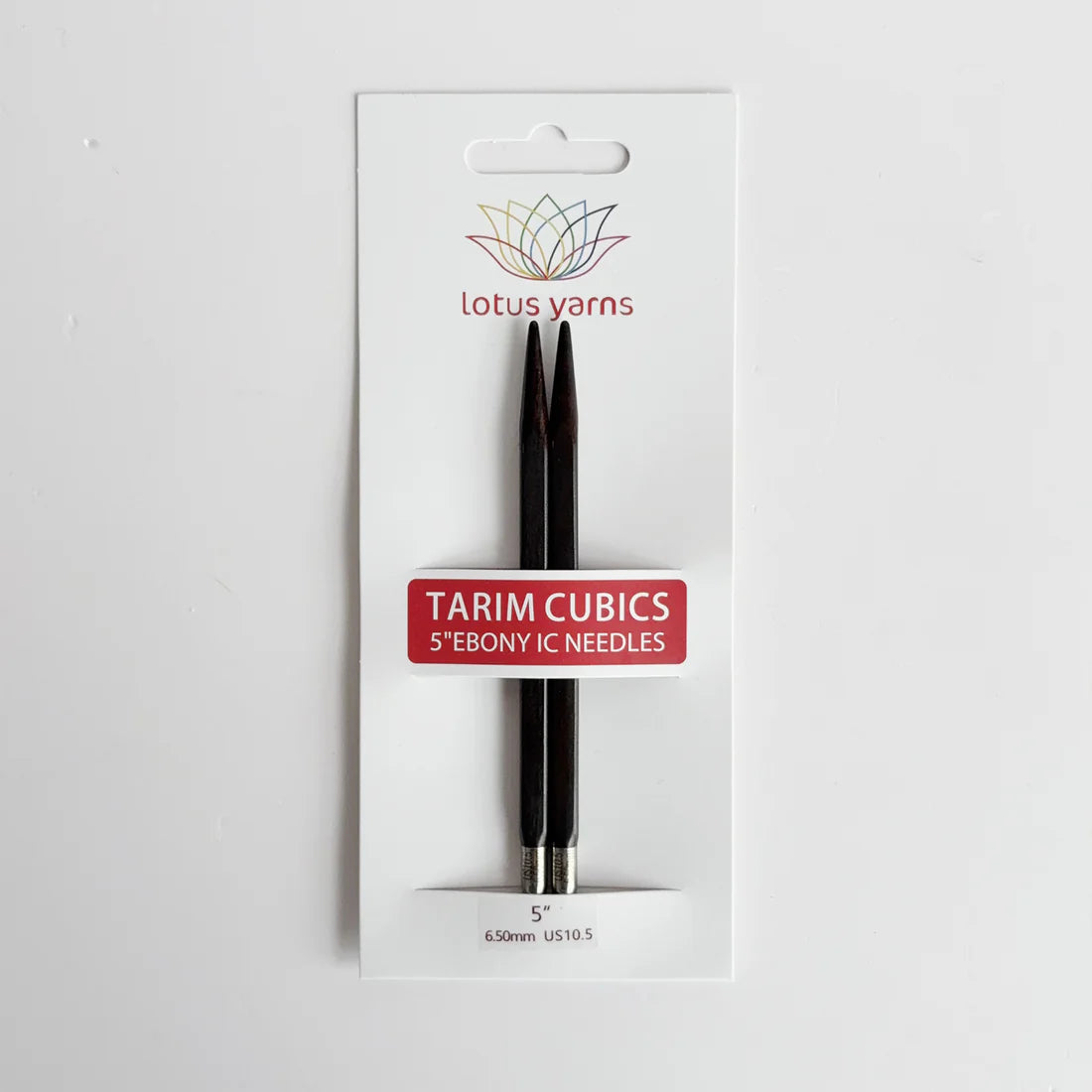 Agujas intercambiables de ébano TARIM CUBICS 5" / Lotus Yarns
