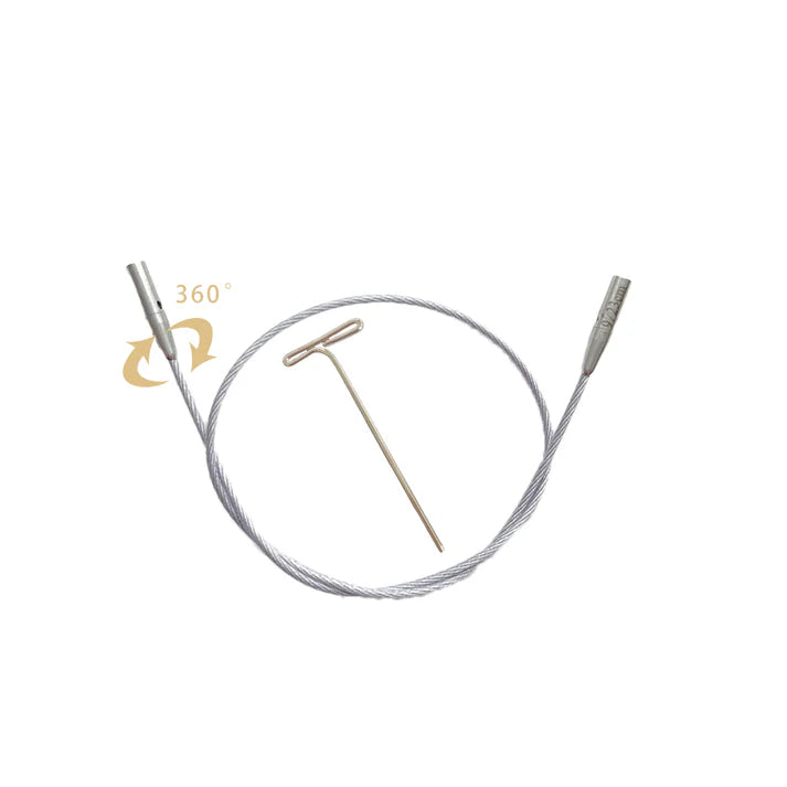 Cable 360ª para agujas intercambiables / Lotus Yarns