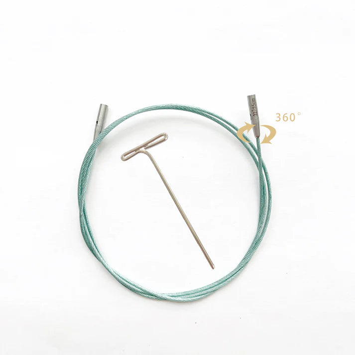 Cable 360ª para agujas intercambiables / Lotus Yarns