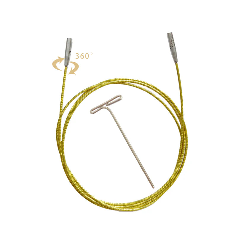 Cable 360ª para agujas intercambiables / Lotus Yarns