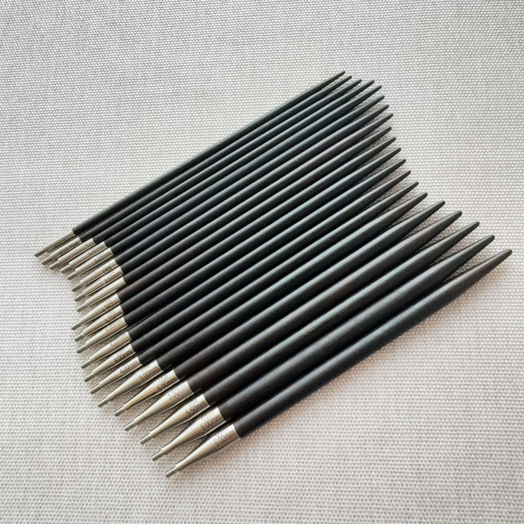 Agujas intercambiables de ébano TARIM 5" / Lotus Yarns