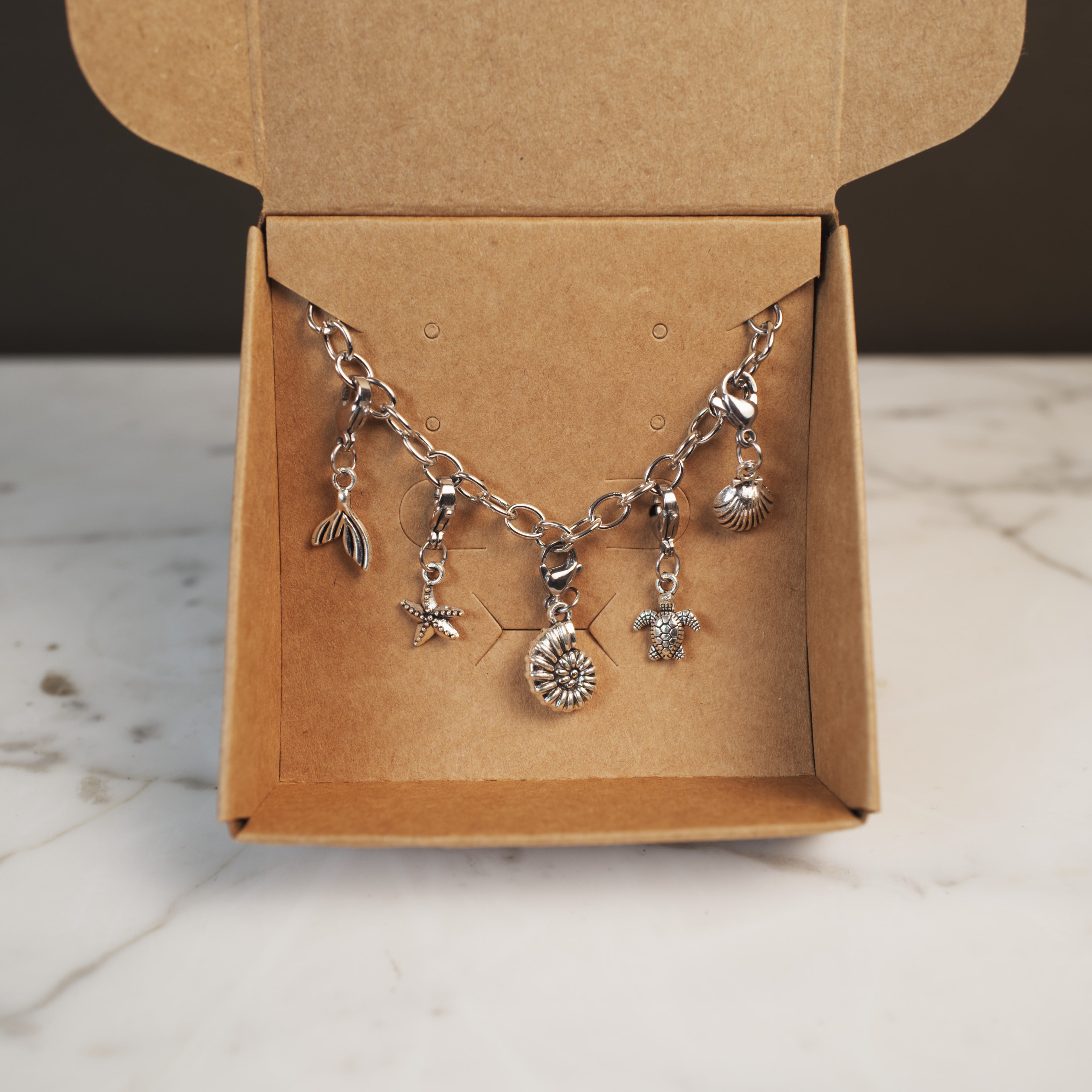 Brisa marina / Pulsera con marcadores de punto removibles