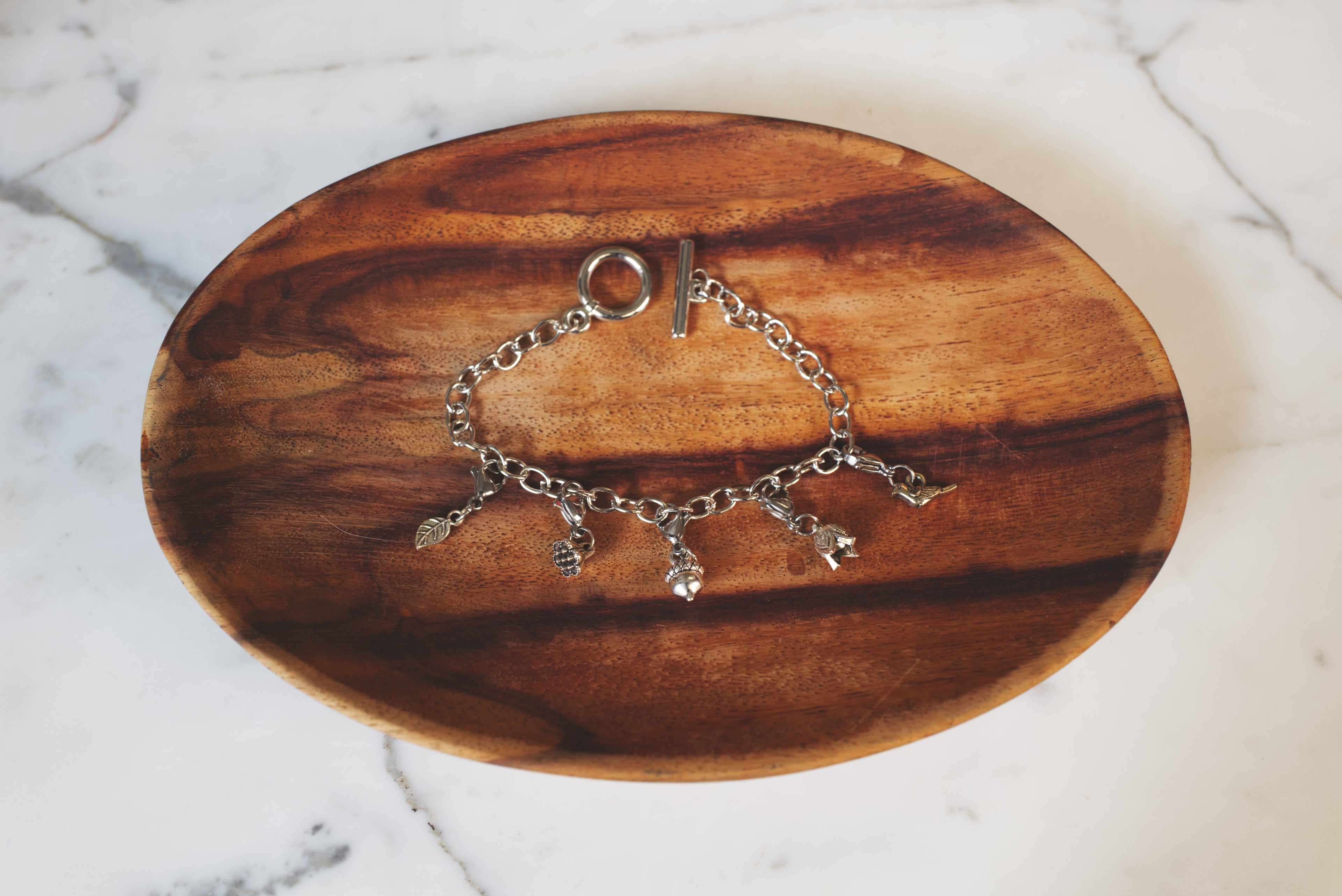 Bosque encantado / Pulsera con marcadores de punto removibles