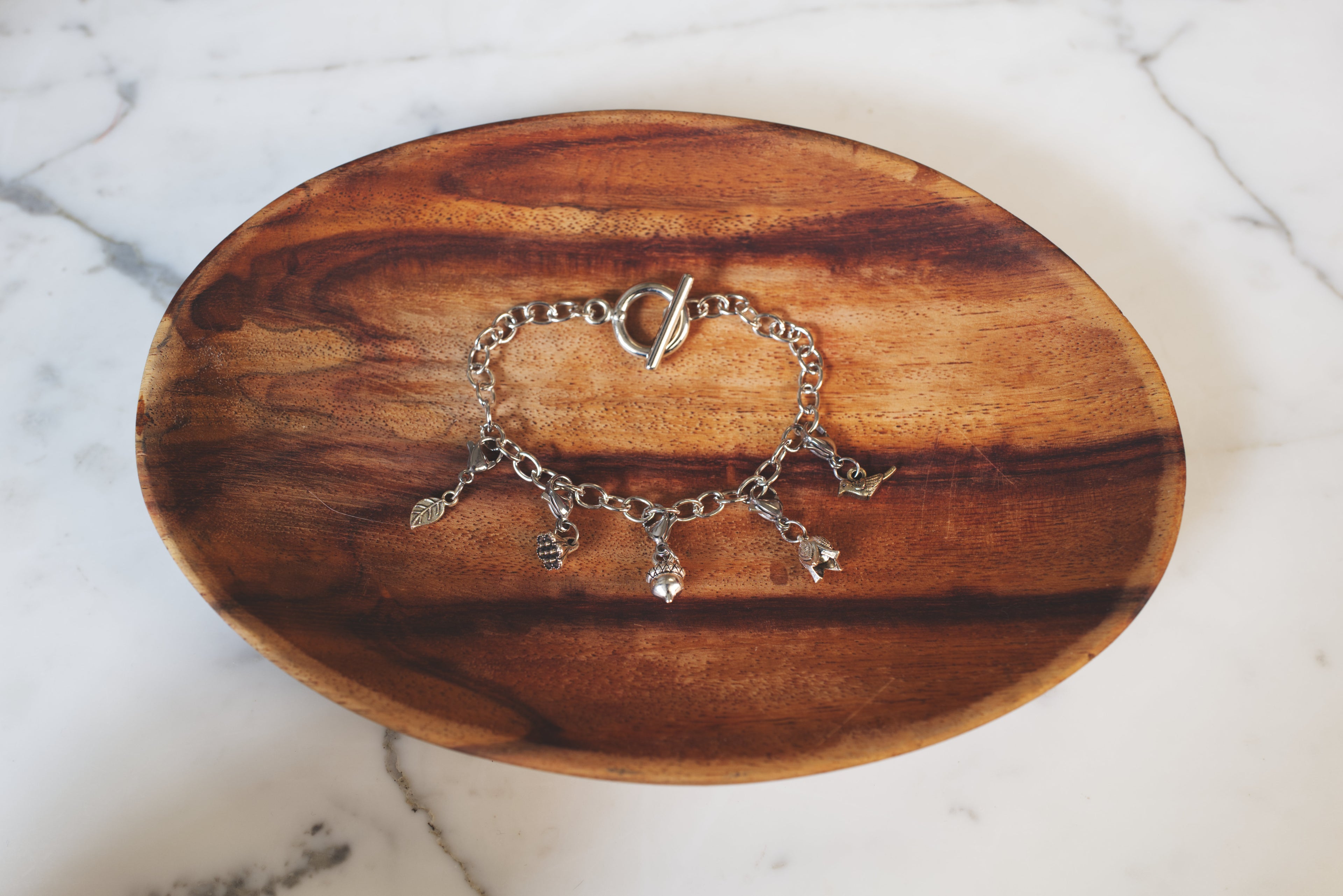 Bosque encantado / Pulsera con marcadores de punto removibles