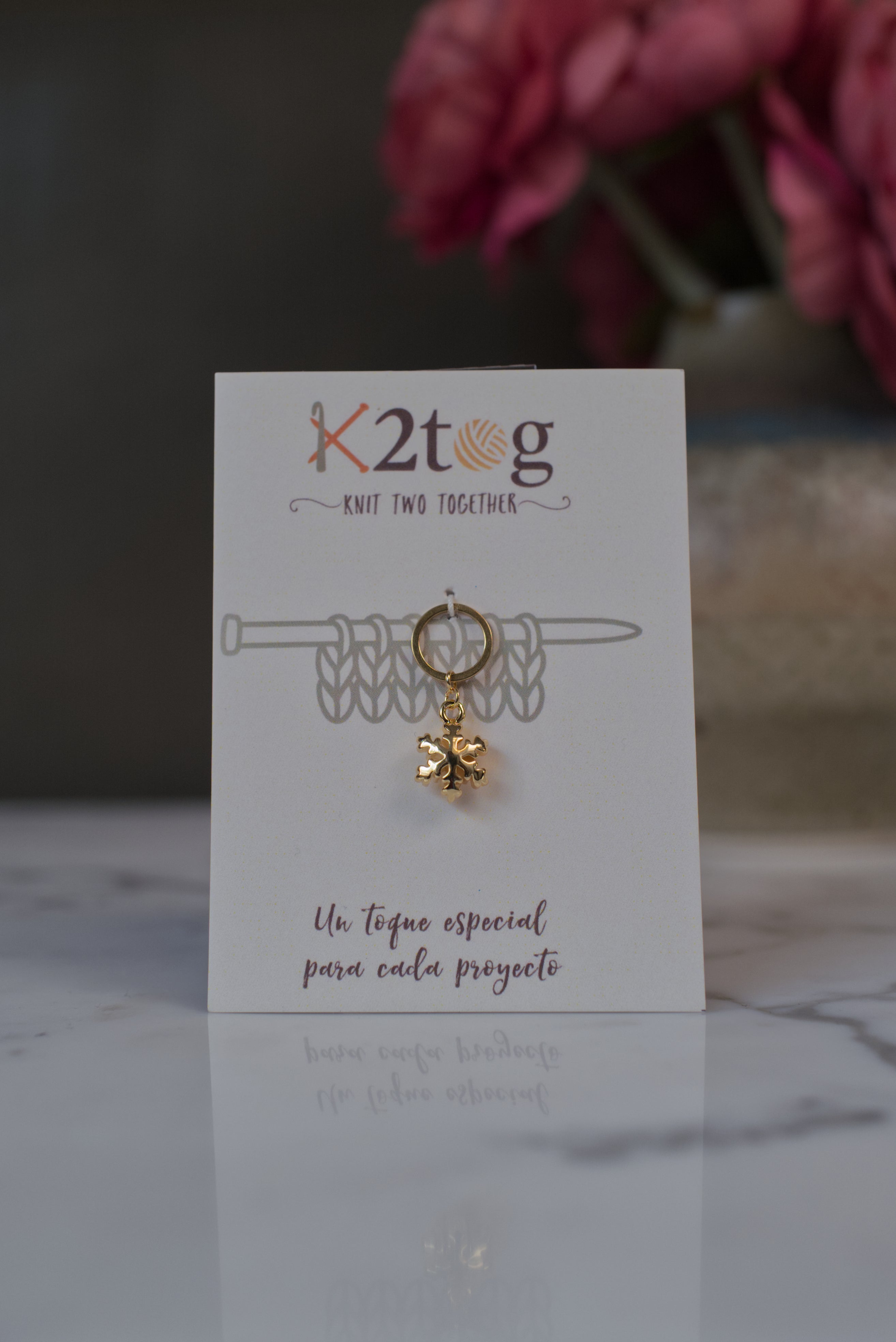 Copo dorado / Marcador de anillo cerrado