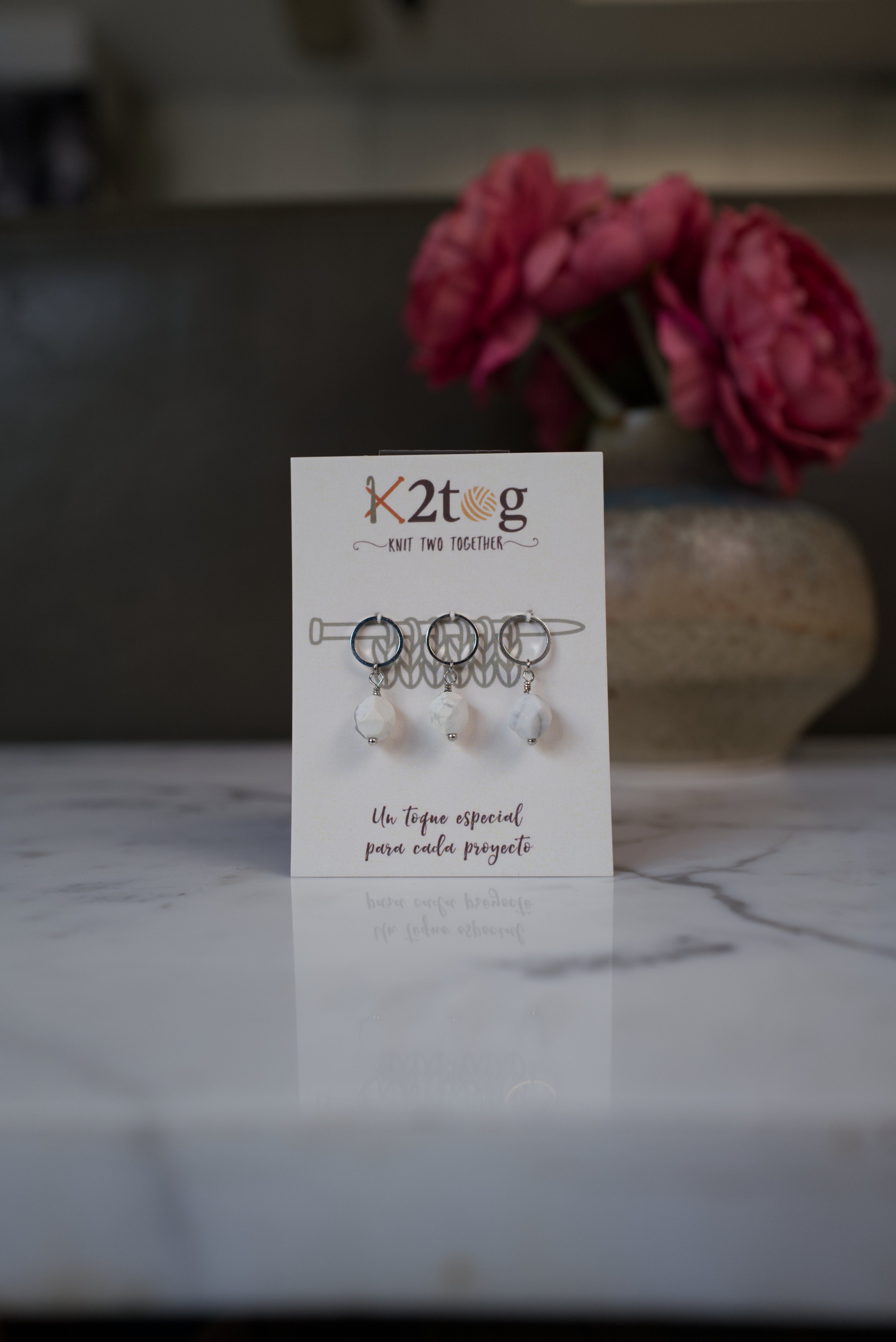 Terra Mármol Prisma / Marcadores de anillo cerrado